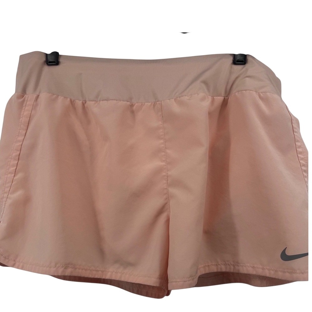 Nike Dri-FIT Peach Pink Running Shorts Womens XXL CJ2400-664 Athletic Gym